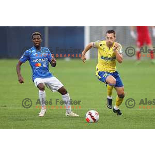 In action during Prva Liga Telemach football match between Koper and Bravo in Koper, Slovenia on September 19, 2021