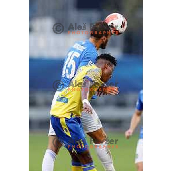 In action during Prva Liga Telemach football match between Koper and Bravo in Koper, Slovenia on September 19, 2021