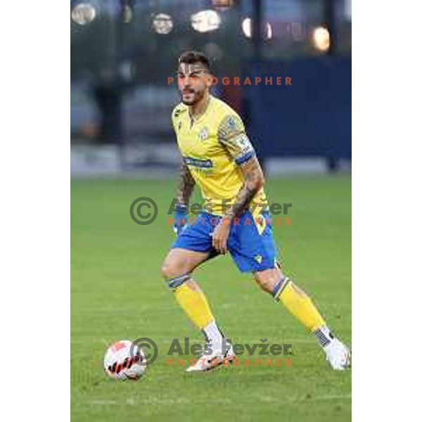 In action during Prva Liga Telemach football match between Koper and Bravo in Koper, Slovenia on September 19, 2021