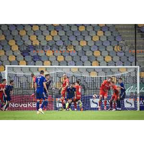 in action during Prva liga Telemach football match between Maribor and Celje in Ljudski vrt, Maribor, Slovenia on September 23, 2021