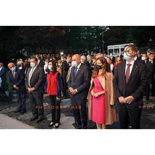 Janez Jansa at Opening of the European Week of Sports, Bled, Slovenia on September 23, 2021