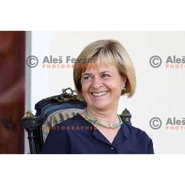 Alenka Cuderman at Meeting of Slovenia Female Olympians at Ruska Daca, Ljubljana, Slovenia on September 25, 2021