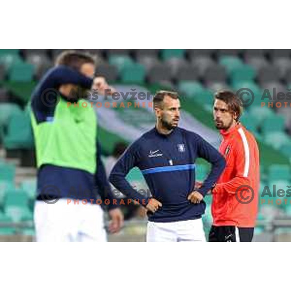 Mustafa Nukic during Prva Liga Telemach football match between Olimpija and Kalcer Radomlje in Ljubljana, Slovenia on September 25, 2021