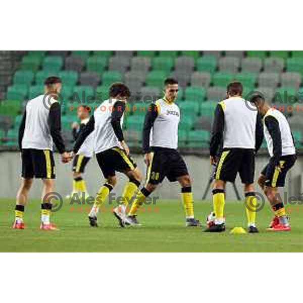 Of Olimpija in action during Prva Liga Telemach football match between Olimpija and Kalcer Radomlje in Ljubljana, Slovenia on September 25, 2021