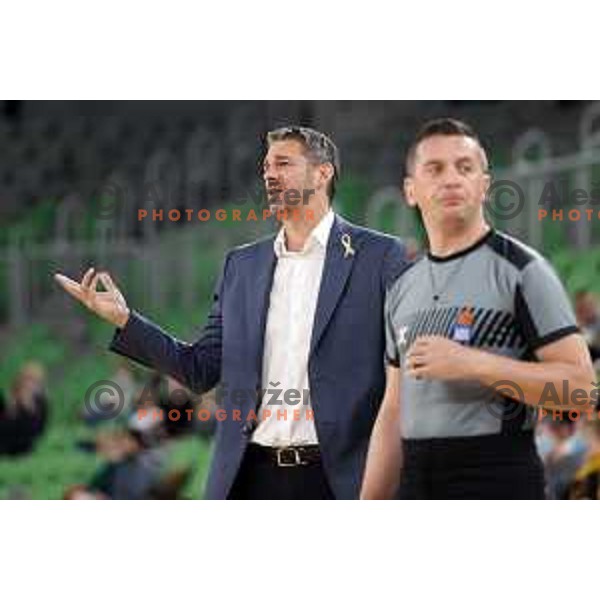 Jurica Golemac during ABA league regular season basketball match between Cedevita Olimpija and Krka in Stozice, Arena, Ljubljana, Slovenia on September 25, 2021