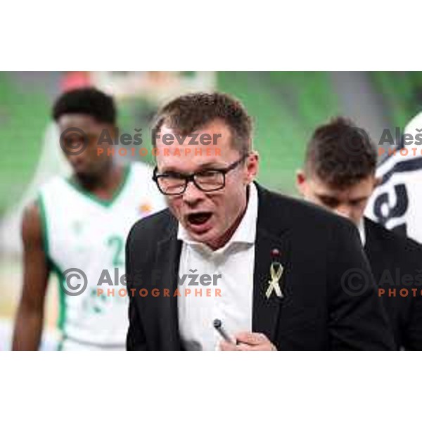 Of Cedevita Olimpija in action during ABA league regular season basketball match between Cedevita Olimpija and Krka in Stozice, Arena, Ljubljana, Slovenia on September 25, 2021