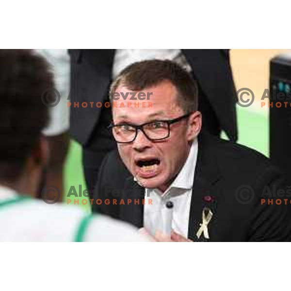 Of Cedevita Olimpija in action during ABA league regular season basketball match between Cedevita Olimpija and Krka in Stozice, Arena, Ljubljana, Slovenia on September 25, 2021