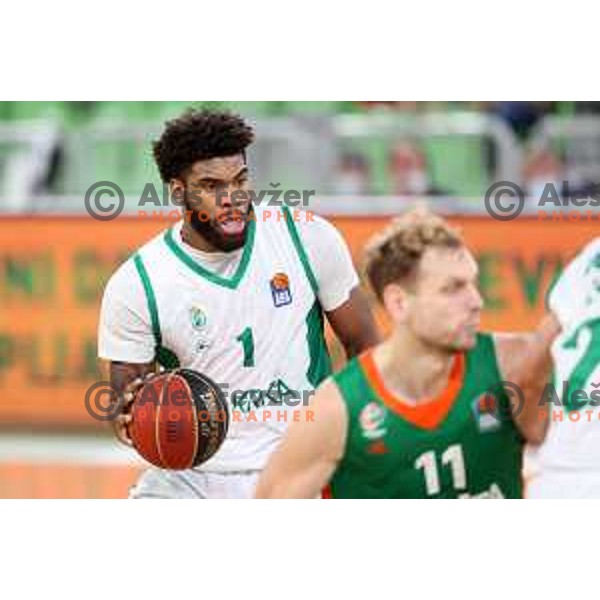 Of Cedevita Olimpija in action during ABA league regular season basketball match between Cedevita Olimpija and Krka in Stozice, Arena, Ljubljana, Slovenia on September 25, 2021