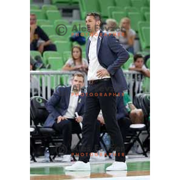Jurica Golemac during ABA league regular season basketball match between Cedevita Olimpija and Krka in Stozice, Arena, Ljubljana, Slovenia on September 25, 2021