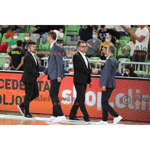 Jurica Golemac during ABA league regular season basketball match between Cedevita Olimpija and Krka in Stozice, Arena, Ljubljana, Slovenia on September 25, 2021