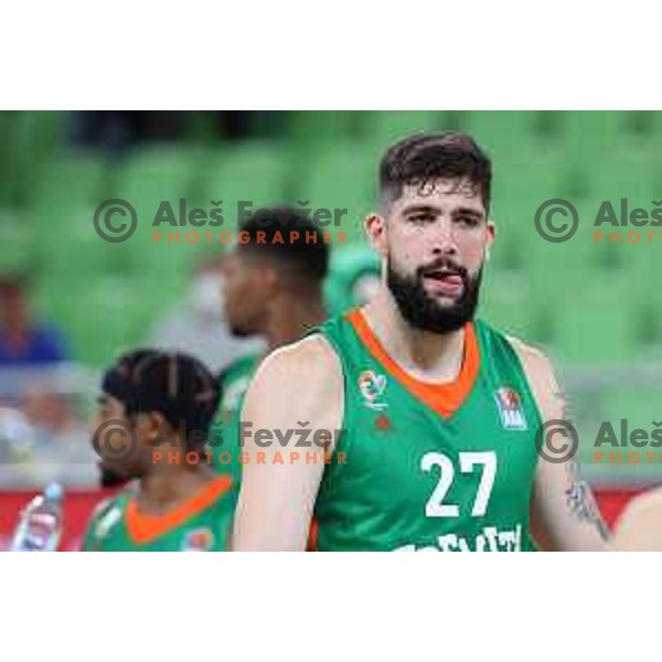 Of Cedevita Olimpija in action during ABA league regular season basketball match between Cedevita Olimpija and Krka in Stozice, Arena, Ljubljana, Slovenia on September 25, 2021
