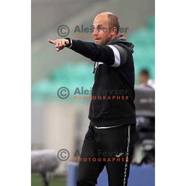 of Olimpija In action during Prva Liga Telemach football match between Olimpija and Kalcer Radomlje in Ljubljana, Slovenia on September 25, 2021