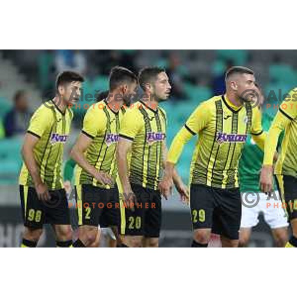 of Olimpija In action during Prva Liga Telemach football match between Olimpija and Kalcer Radomlje in Ljubljana, Slovenia on September 25, 2021