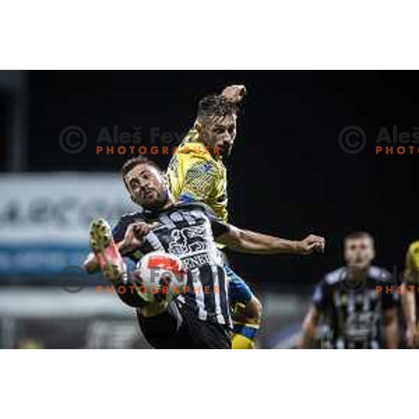 in action during Prva liga Telemach football match between Mura and Koper in Fazanerija, Murska Sobota, Slovenia on September 26, 2021