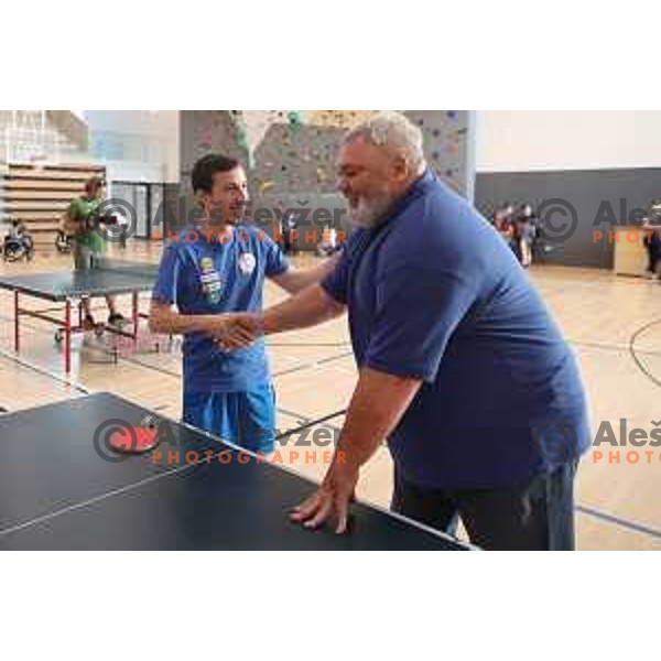 Luka Trtnik at Day of Paralympic sports in Menges Sports Hall, Slovenia on September 27, 2021