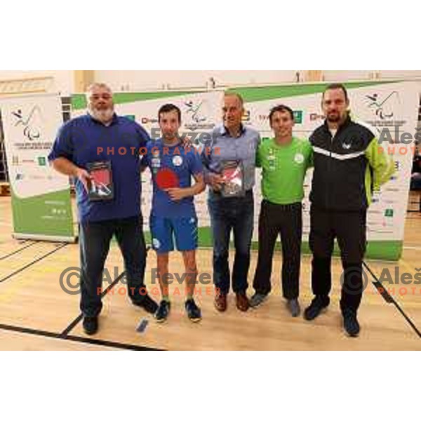 Luka Trtnik at Day of Paralympic sports in Menges Sports Hall, Slovenia on September 27, 2021