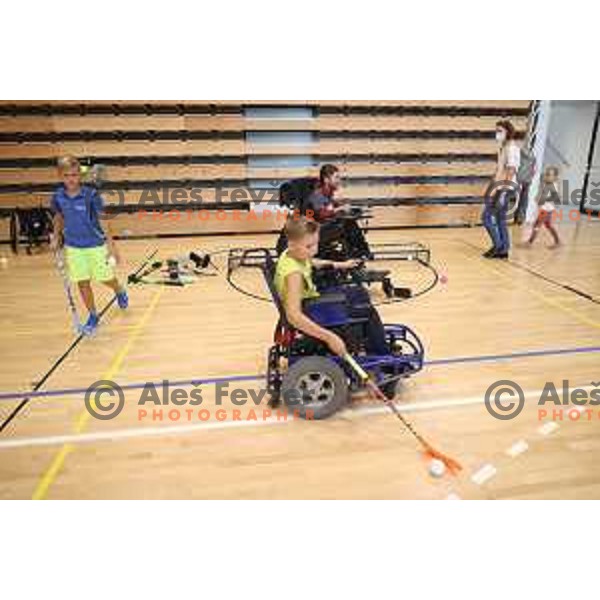 Day of Paralympic sports in Menges Sports Hall, Slovenia on September 27, 2021