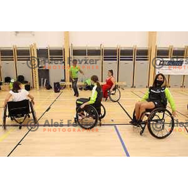 Day of Paralympic sports in Menges Sports Hall, Slovenia on September 27, 2021