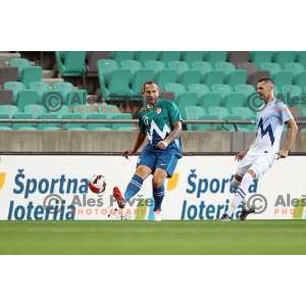 Jure Kosir during Fundacija Miroslava Cerarja and OKS Charity football match in Arena Stozice, Ljubljana, Slovenia on October 1, 2021