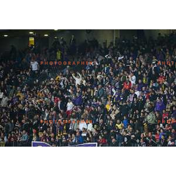 in action during Prva Liga Telemach football match between Maribor and Olimpija in Maribor, Slovenia on October 2, 2021