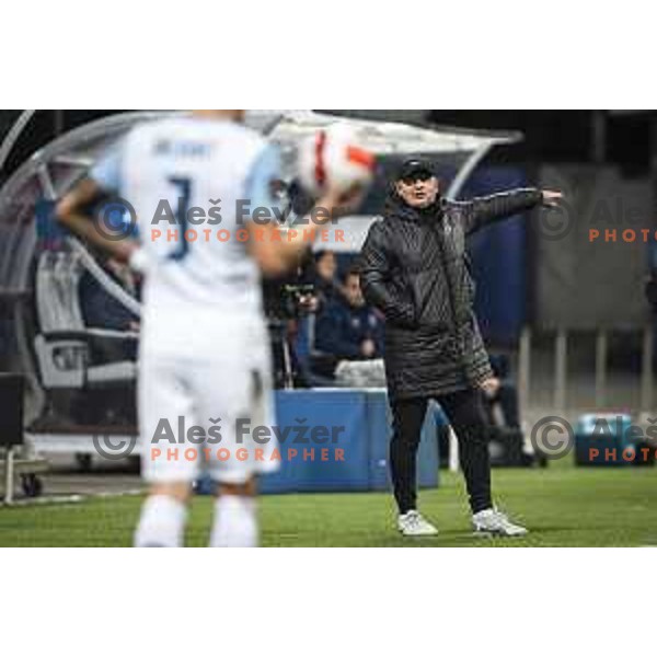 Matjaz Kek during World Cup 2022 qualifiers football match between Slovenia and Russia in Ljudski vrt, Maribor, Slovenia on October 11, 2021