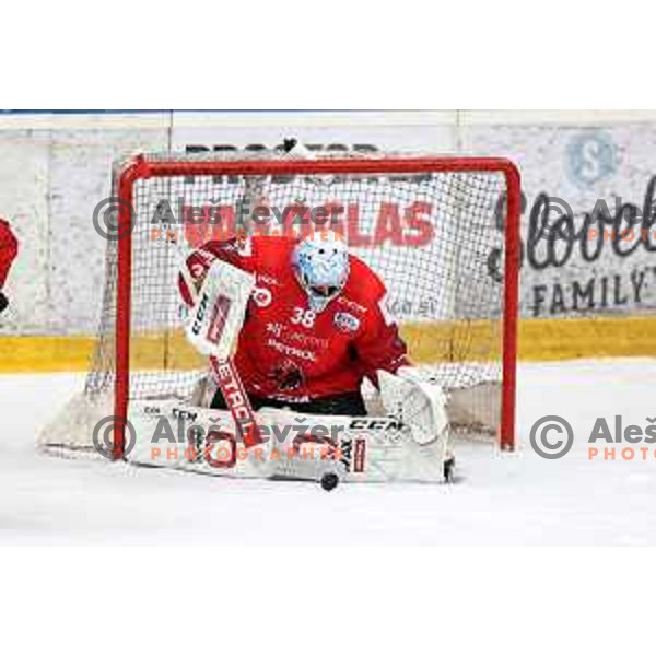 Slovenian National league ice-hockey match between HDD Sij Acroni Jesenice and SZ Olimpija at Jesenice, Slovenia on October 12, 2021