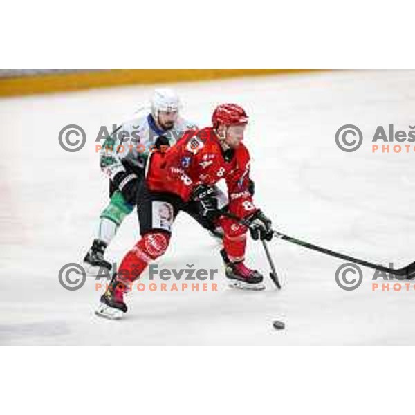 Slovenian National league ice-hockey match between HDD Sij Acroni Jesenice and SZ Olimpija at Jesenice, Slovenia on October 12, 2021