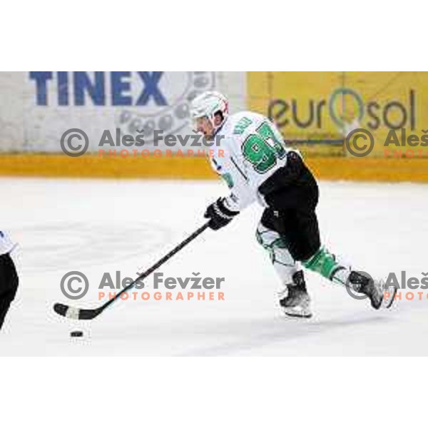Slovenian National league ice-hockey match between HDD Sij Acroni Jesenice and SZ Olimpija at Jesenice, Slovenia on October 12, 2021