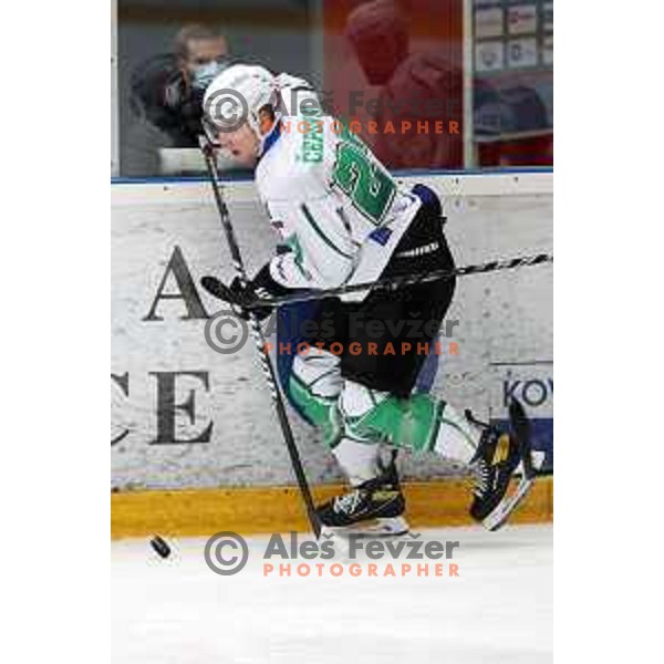 Slovenian National league ice-hockey match between HDD Sij Acroni Jesenice and SZ Olimpija at Jesenice, Slovenia on October 12, 2021