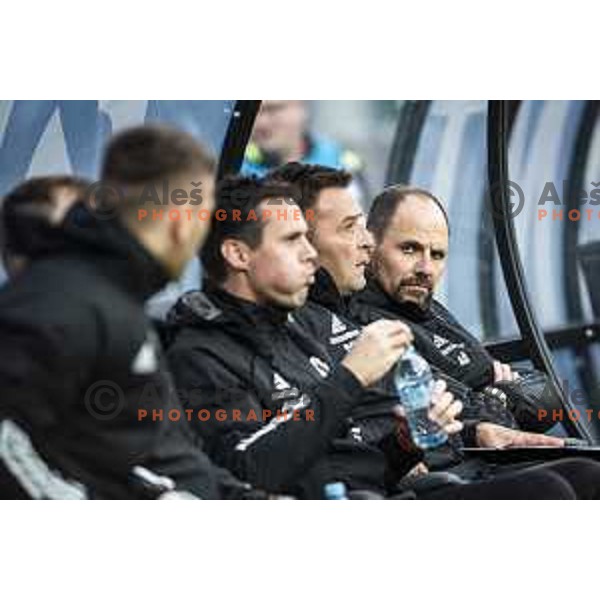 Ante Simundza, head coach of Mura during Prva liga Telemach football match between Mura and Aluminij in Fazanerija, Murska Sobota, Slovenia on October 16, 2021