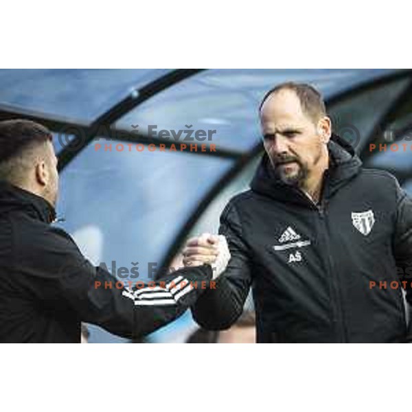 Ante Simundza, head coach of Mura during Prva liga Telemach football match between Mura and Aluminij in Fazanerija, Murska Sobota, Slovenia on October 16, 2021