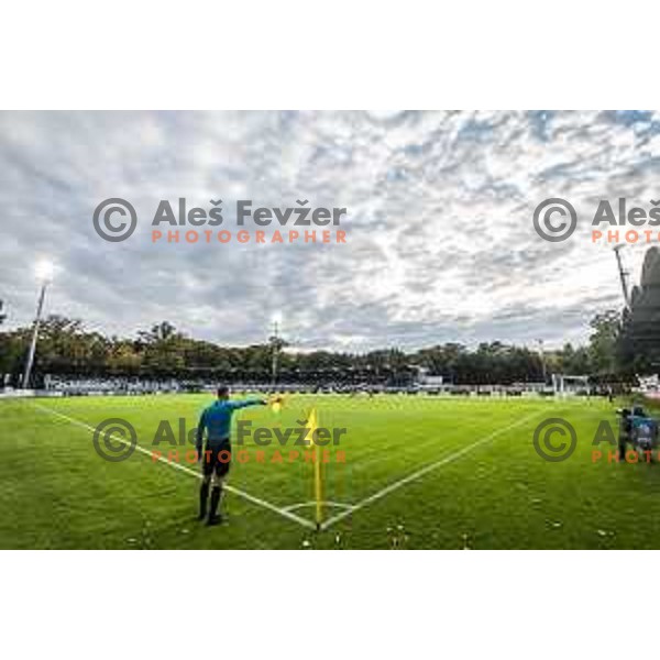 in action during Prva liga Telemach football match between Mura and Aluminij in Fazanerija, Murska Sobota, Slovenia on October 16, 2021