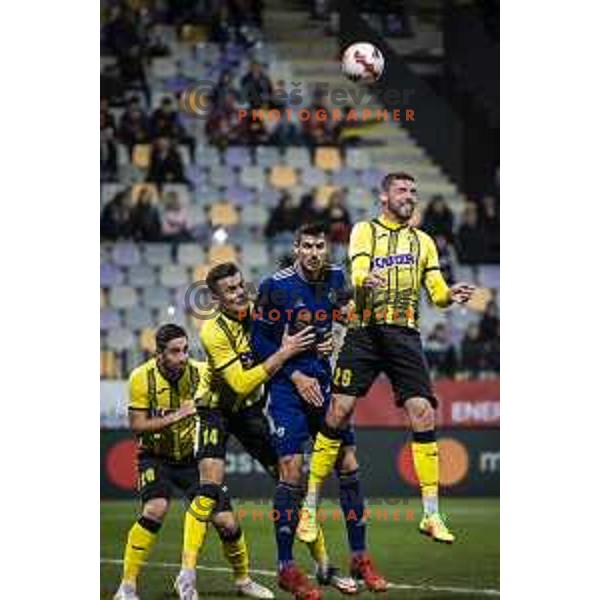 in action during Prva liga Telemach football match between Maribor and Radomlje in Ljudski vrt, Maribor Slovenia on October 16, 2021
