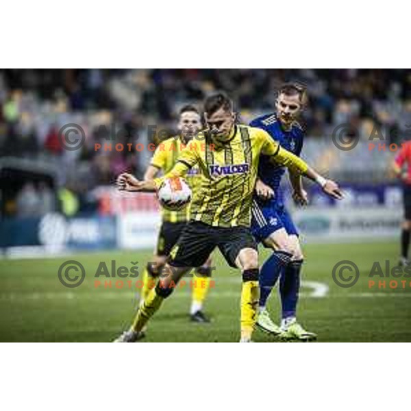 in action during Prva liga Telemach football match between Maribor and Radomlje in Ljudski vrt, Maribor Slovenia on October 16, 2021