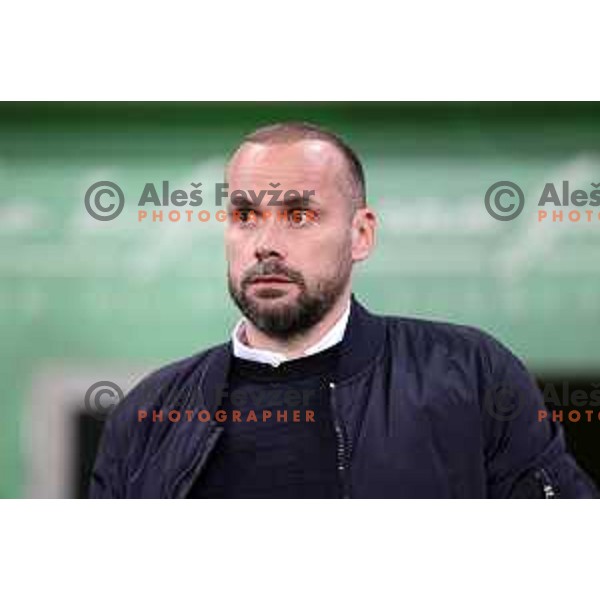 Dino Skender in action during Prva Liga Telemach football match between Olimpija and Tabor CB 24 Sezana in SRC Stozice, Ljubljana, Slovenia on October 17, 2021