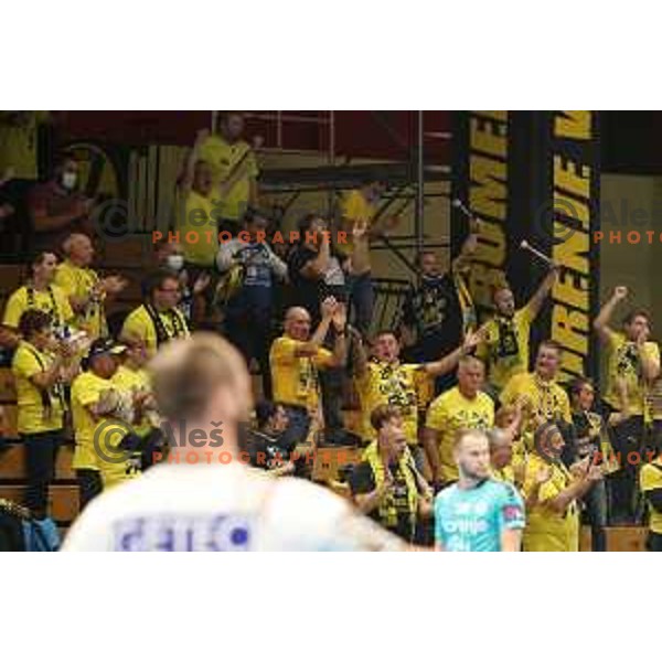 EHF European league match between Gorenje Velenje and Magdeburg in Velenje, Slovenia on October 19, 2021