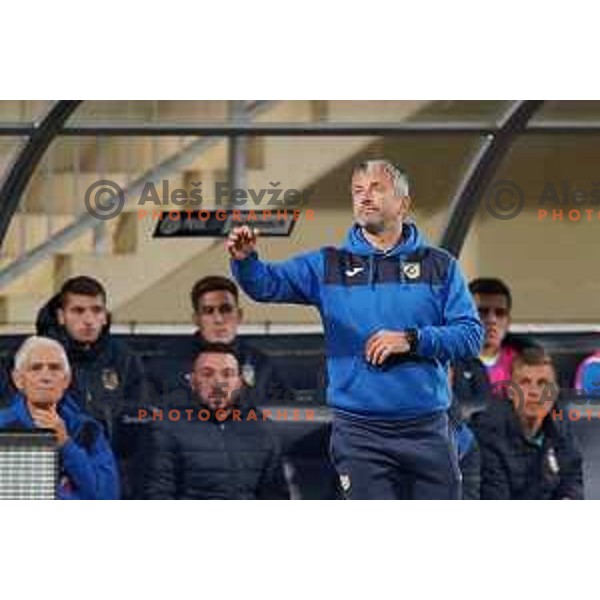 Dejan Djuranovic, head coach of Domzale during Prva Liga Telemach football match between Domzale and Koper in Domzale, Slovenia on October 17, 2021