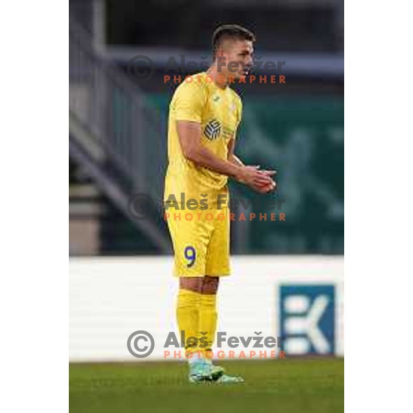 Dejan Georgijevic of Domzale in action during Prva Liga Telemach football match between Domzale and Koper in Domzale, Slovenia on October 17, 2021