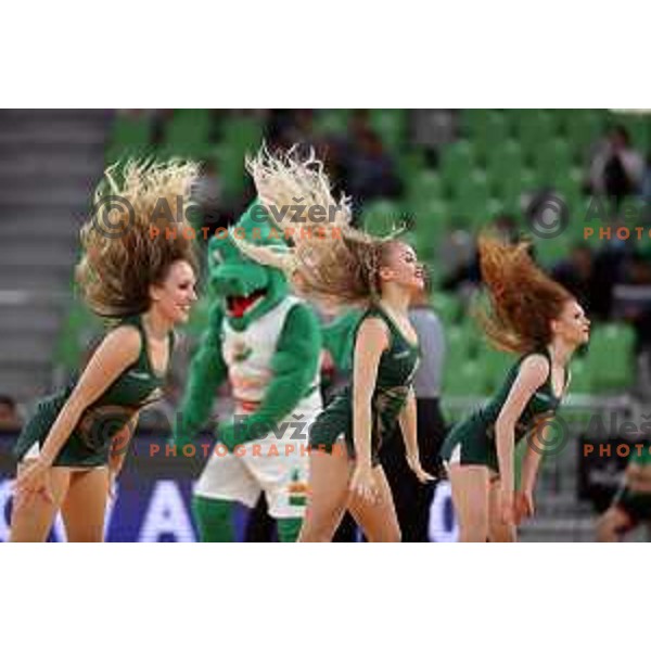 Of Cedevita Olimpija in action during ABA league regular season basketball match between Cedevita Olimpija and Buducnost Voli in Stozice, Arena, Ljubljana, Slovenia on October 24, 2021