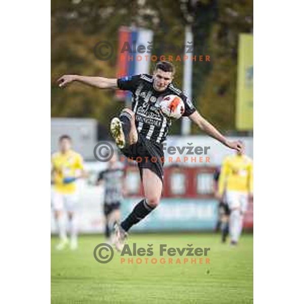 Nardin Mulahusejnovic in action during Slovenian Cup 2022 football match between Mura and Bravo in Fazanerija, Murska Sobota, Slovenia on October 27, 2021. Photo: Jure Banfi/www.alesfevzer.com