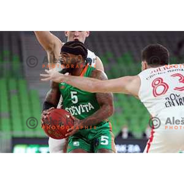 Cedevita Olimpija-Mincidelice JL Bourg en Bresse, 7days EuroCup, Ljubljana, Slovenia on October 27, 2021