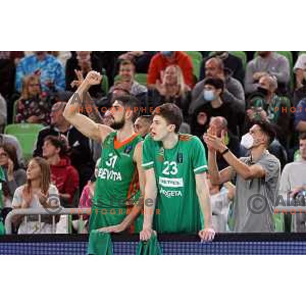 Cedevita Olimpija-Mincidelice JL Bourg en Bresse, 7days EuroCup, Ljubljana, Slovenia on October 27, 2021