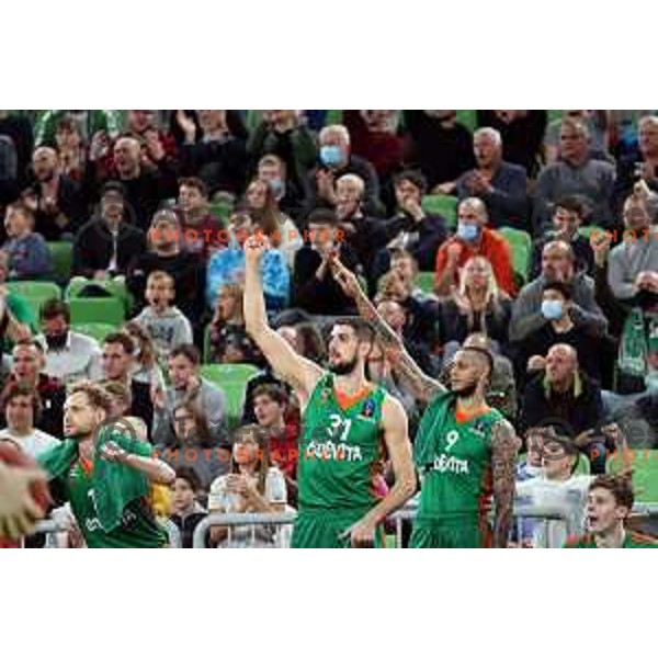 Cedevita Olimpija-Mincidelice JL Bourg en Bresse, 7days EuroCup, Ljubljana, Slovenia on October 27, 2021