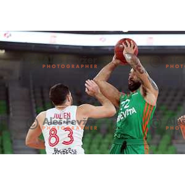Cedevita Olimpija-Mincidelice JL Bourg en Bresse, 7days EuroCup, Ljubljana, Slovenia on October 27, 2021