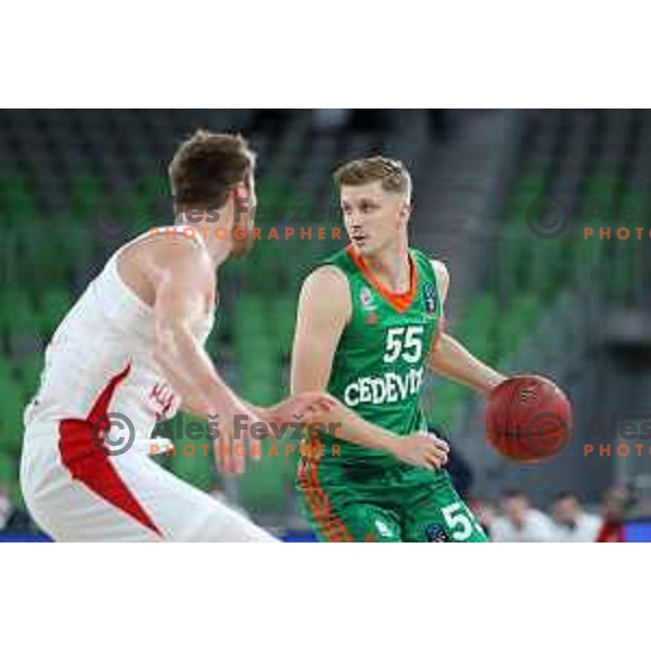 Cedevita Olimpija-Mincidelice JL Bourg en Bresse, 7days EuroCup, Ljubljana, Slovenia on October 27, 2021