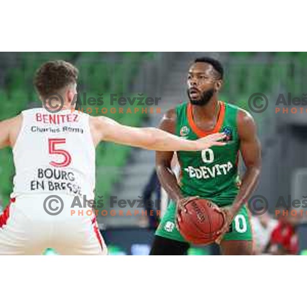 Cedevita Olimpija-Mincidelice JL Bourg en Bresse, 7days EuroCup, Ljubljana, Slovenia on October 27, 2021