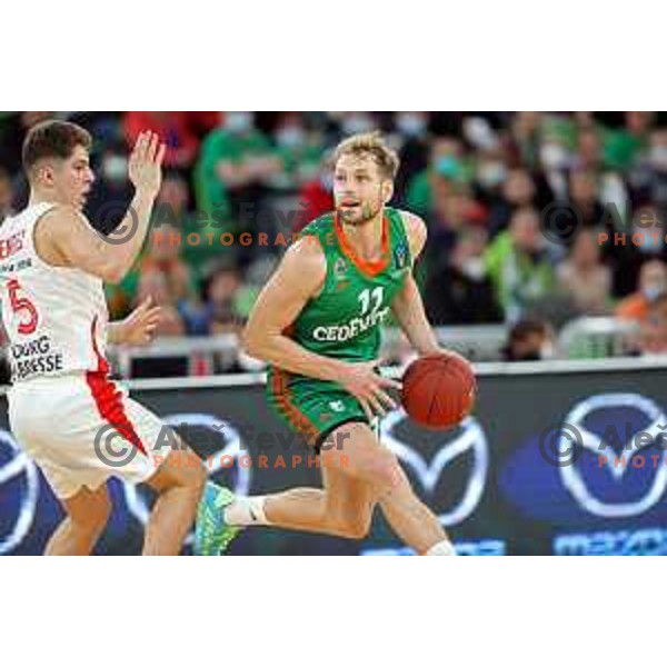 Cedevita Olimpija-Mincidelice JL Bourg en Bresse, 7days EuroCup, Ljubljana, Slovenia on October 27, 2021