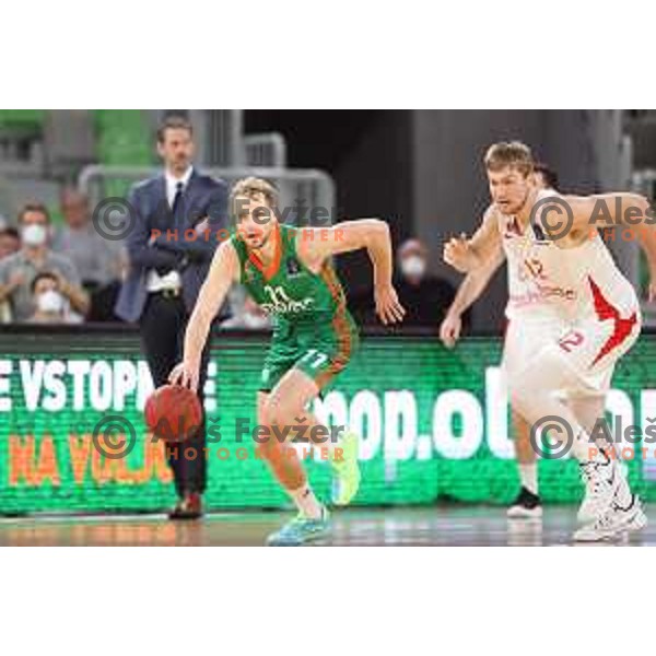 Cedevita Olimpija-Mincidelice JL Bourg en Bresse, 7days EuroCup, Ljubljana, Slovenia on October 27, 2021