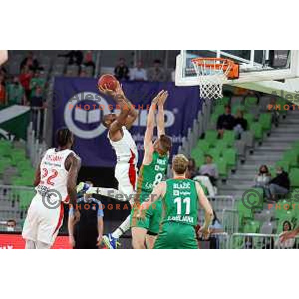 Cedevita Olimpija-Mincidelice JL Bourg en Bresse, 7days EuroCup, Ljubljana, Slovenia on October 27, 2021