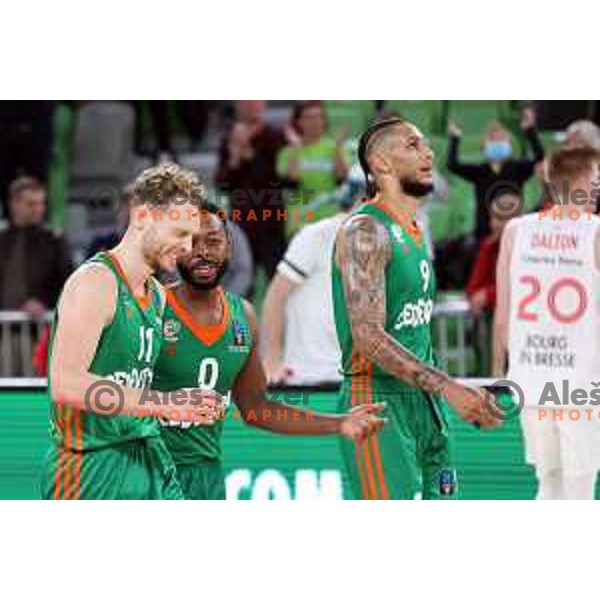 Cedevita Olimpija-Mincidelice JL Bourg en Bresse, 7days EuroCup, Ljubljana, Slovenia on October 27, 2021